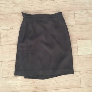 Brown pencil skirt